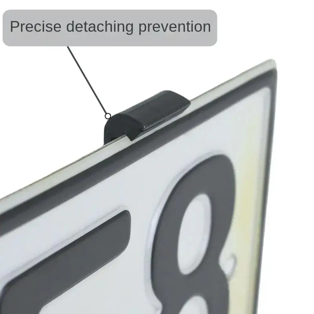 

И стильная устойчивая к атмосферным воздействиям безрамная передняя и задняя рамка для автомобильной бирки, простая установка, автомобильный аксессуар