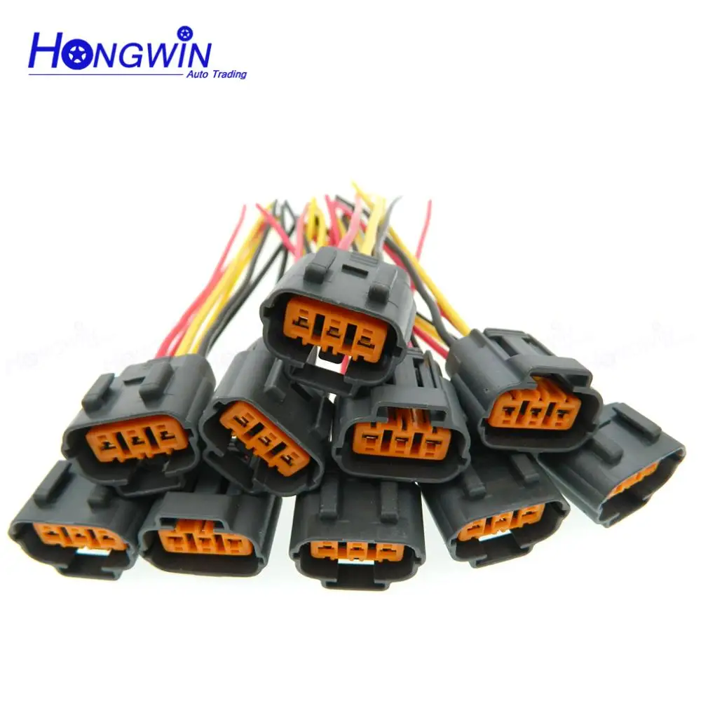 Ignition Coil Connectors Repair Harness Wiring Plug MD361710 1832A016 For Mitsubishi Colt Lancer Saloon Space Star 1.3L 1.6L 12V