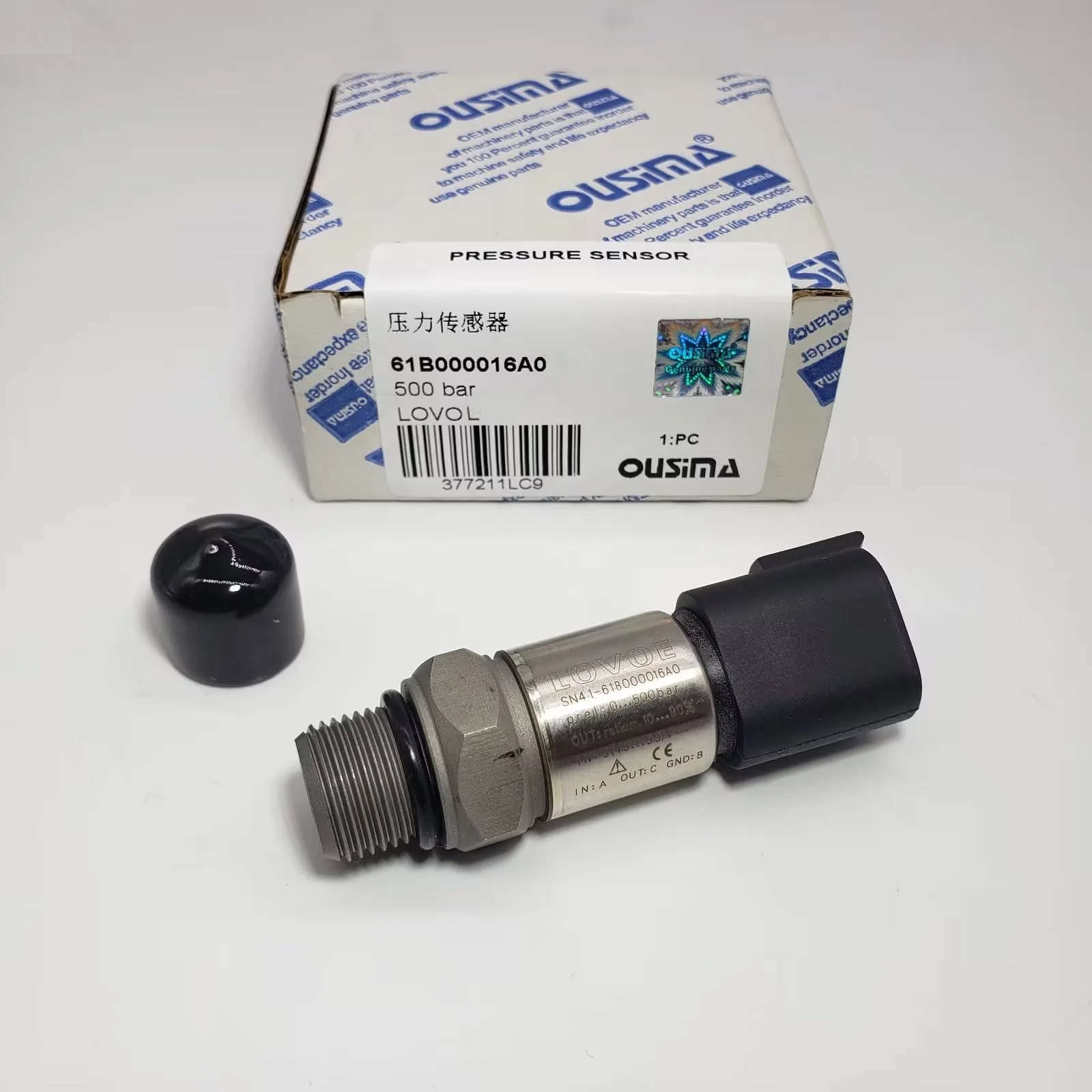 

Датчик высокого давления для экскаватора, номер детали 61B000016A0, 500 бар