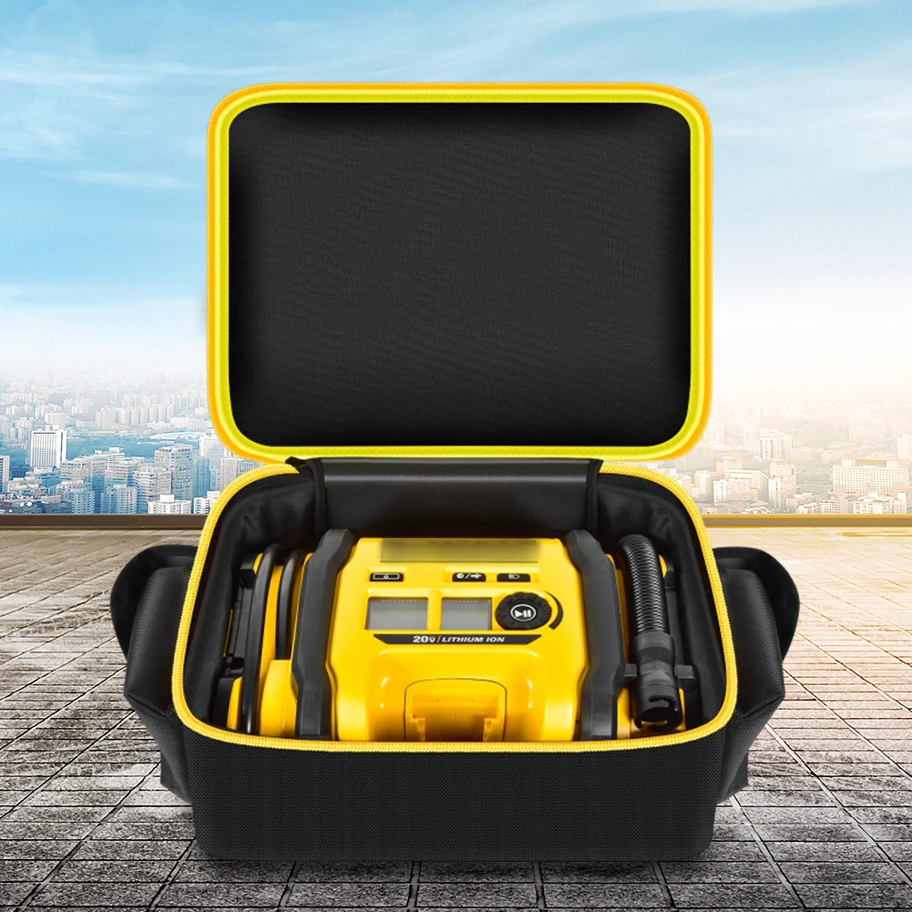 Air Compressor Bag Dustproof Carrying Bag Anti Scratch Portable Air Pump Carrying Case for Dewalt DCC020IB 20V Max Tire Inflator