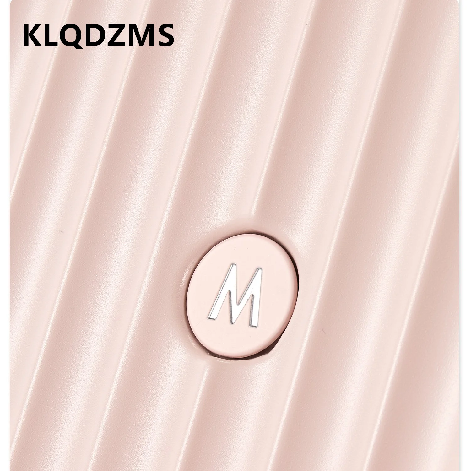 KLQDZMS USB Charging Suitcase Front Opening Laptop Boarding Case High Capacity Trolley Case 20“22”24“24”26