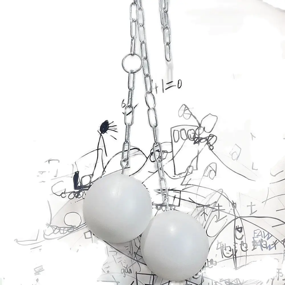 Инструменты для свиной фермы, искусственный шар с цепью, подвесной в клетке Farrow, инструменты для защиты животных, приманка для сельского хозяйства