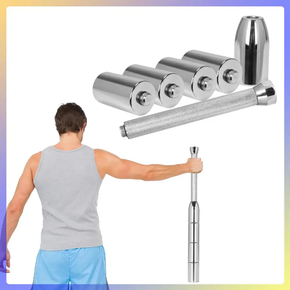 

Adjustable Dumbbell Multi-Purpose Strength Training Macebell Clubbell Wear Resist for Exercise Grips & Forearms Workouts