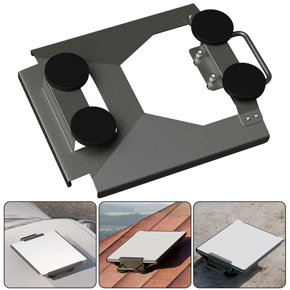 For High Speed Driving Magnetic Car Roof Mount Strong Magnet Bracket Black Practical Installation Kit Quick Use