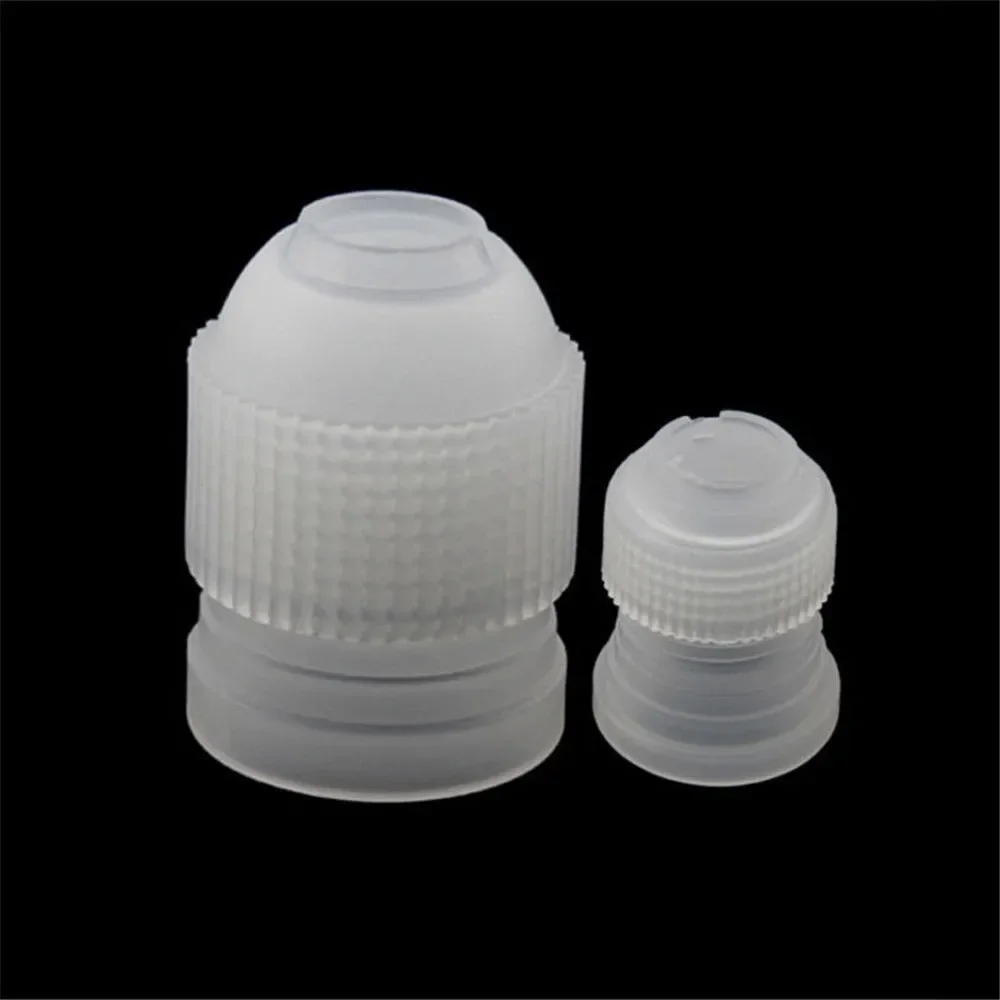 2Pcs/Set Cream Nozzle Coupler Icing Piping Bag Converter Dessert Decorators  Adaptor for Cupcake Cake Decorating Tools