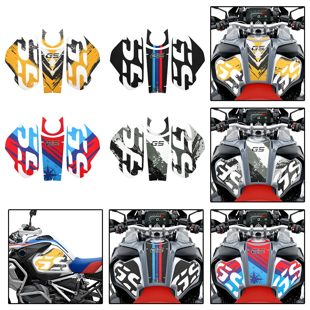 

Fit for R1200GS 2013-2022 R1250GS 2018-2023 Adventure Frosted Sticker Motorcycles Protector Fuel Tank Decals