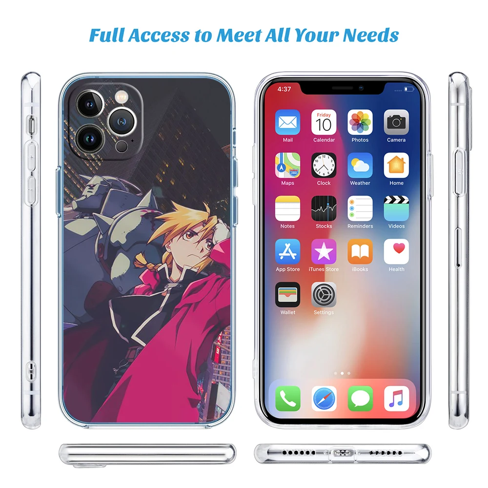 KH30 Fullmetal Alchemist Case for Motorola G10 G20 G30 G31 G32 G34 G35 G41 G42 G50 G51 G52 G55 G60 G60S G62 G71 G72 G75 view 6