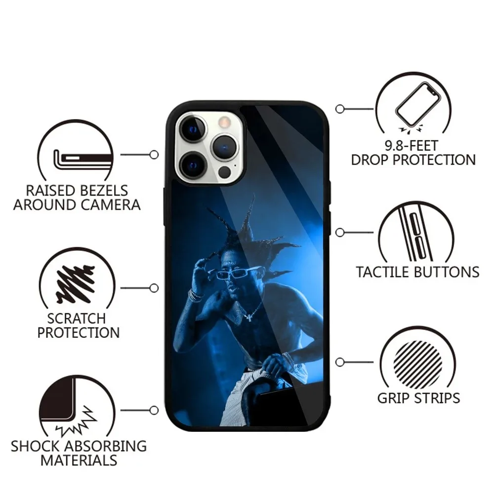 Rapper L-Lil U-Uzi V-Vert   Phone Case Strong Magnetic For IPhone 15,14,13,Pro,Max,Plus,11,12,Mini For Magsafe Wireless Charging