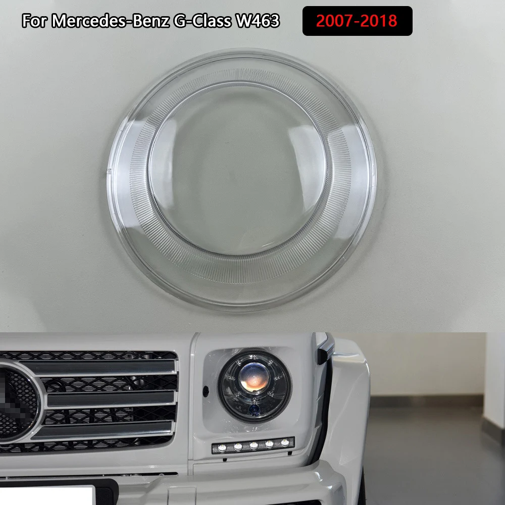 

Корпус фары (плафон) для Mercedes-Benz G-Class W463 2007-2018, прозрачная линза, крышка фары из плексигласа