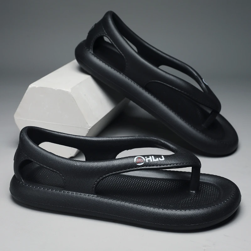 Summer New Men's Shoes, Fashionable and Versatile, Casual Sports, Indoor and Outdoor Beach Flip-Flops