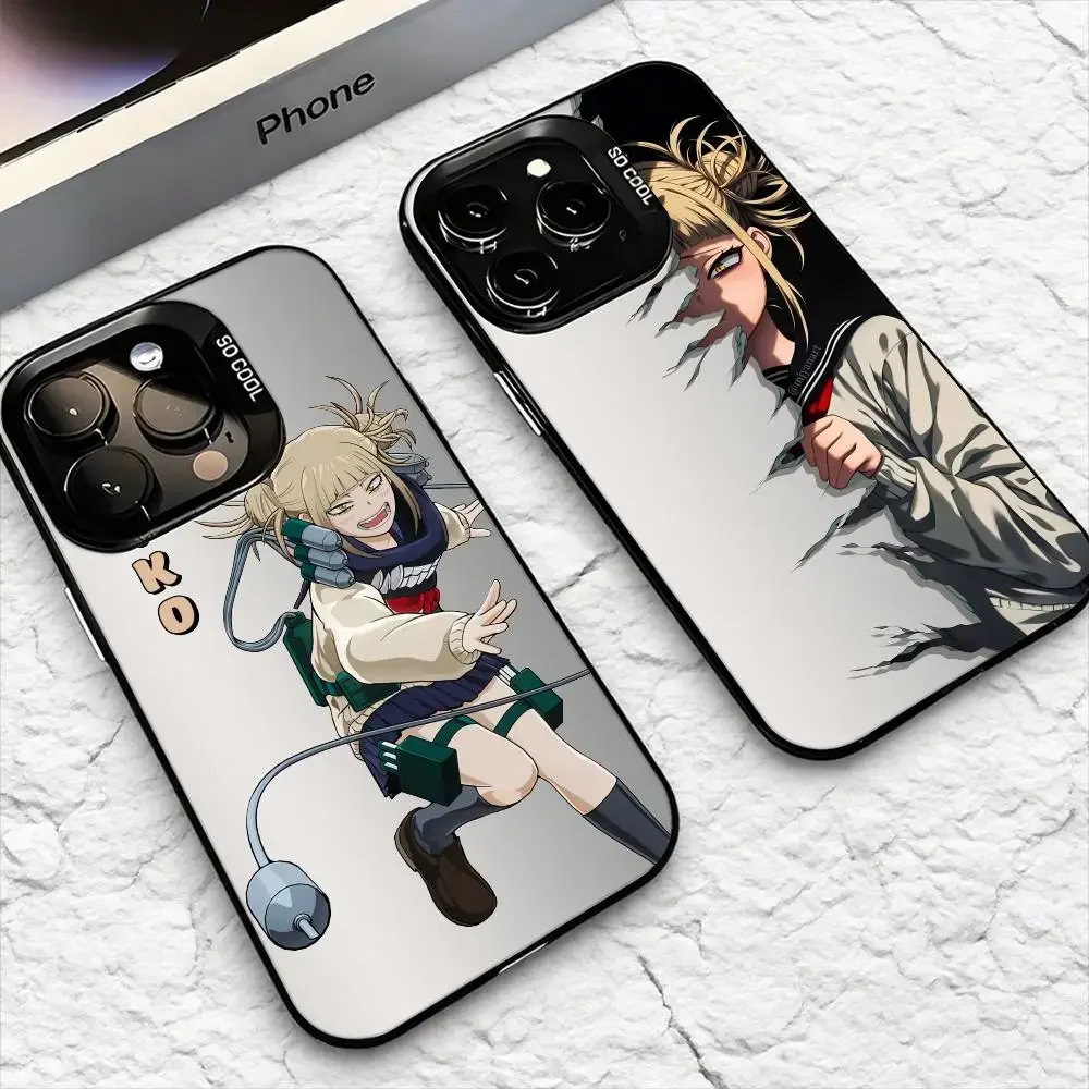 Himiko Toga A-Academia Hero Cassa Del Telefono Per iPhone 17 16 15 14 13 12 11 Pro Max Air Matte Laser Aurora Antiurto Funda PIKPAKA