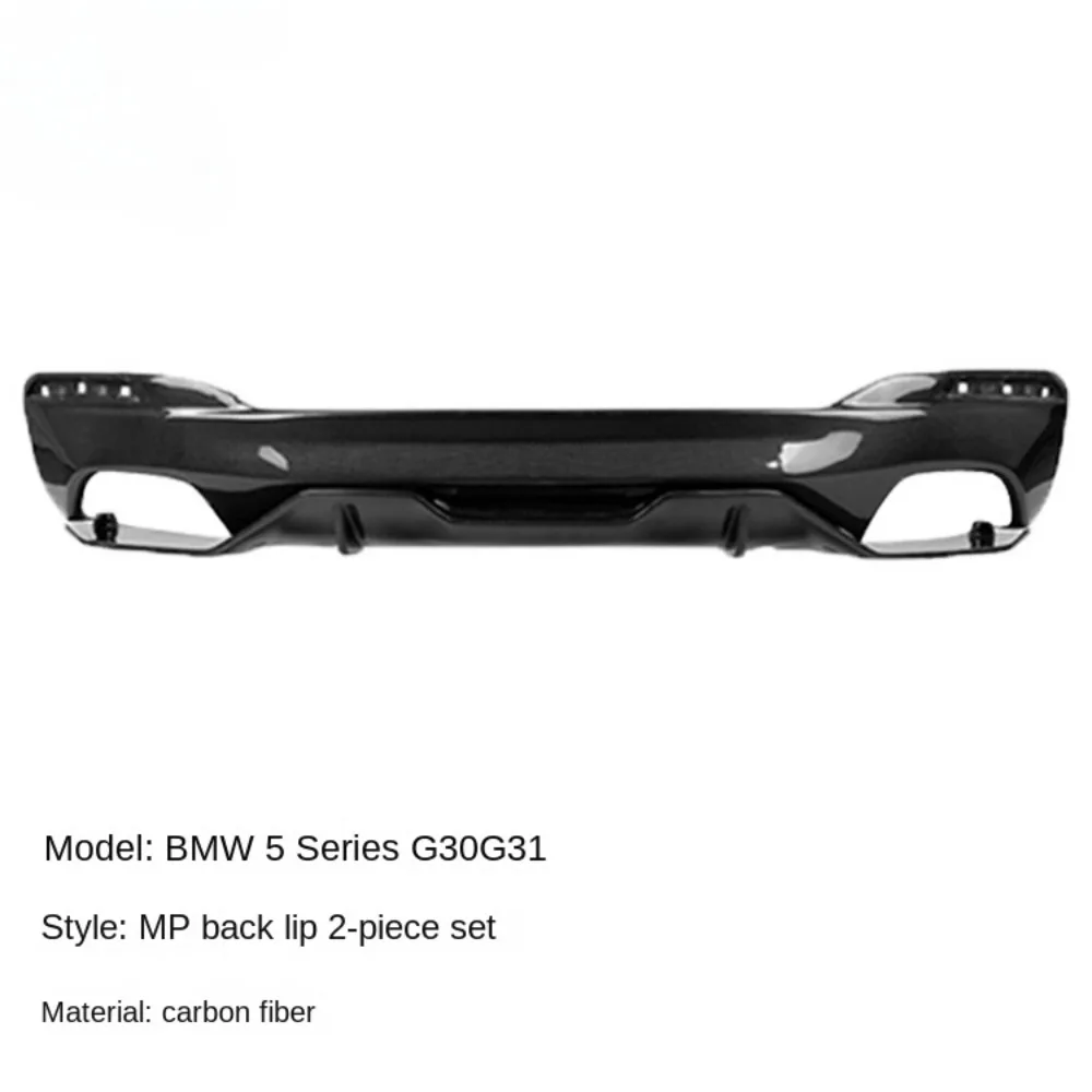 

Suitable for BMW 5 Series G30 G38 Front Lip 530i 540i Modified MP Carbon Fiber Rear Lip Spoiler Body Kit