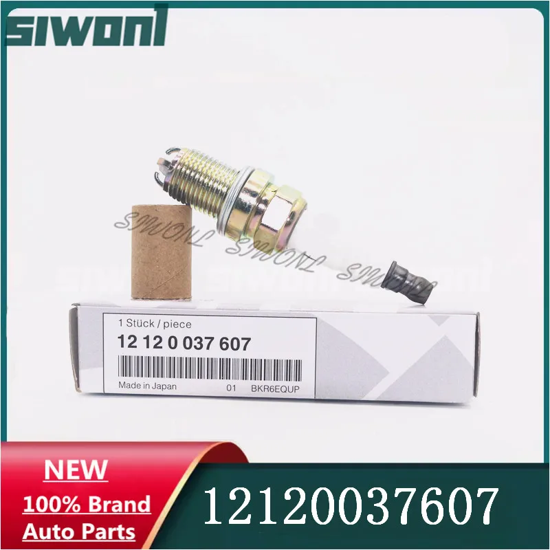 

6pcs For BMW E46 E39 E83 E36 E63 E53 M54 M62 Z3 320 528 E38 E65 E34 Platinum Spark Plug BKR6EQUP 3199 12120037607