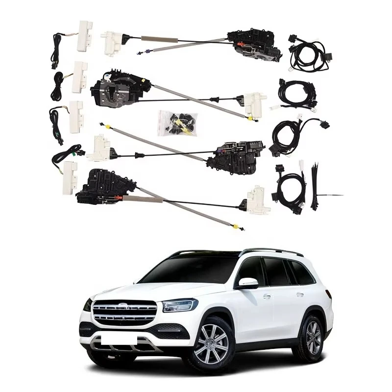 Upgrade Replace Car Lock Right And Left Soft Close Electric Suction Door Lock For Benz X167 W167 GLE GLS Soft Door Lock