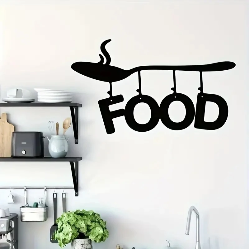 

1pc Cartoon Wall Sticker, Food, Removable Waterproof Vinyl Waterproof Sticker, Suitable For Kitchen Decoration,Home Decoration ﻿