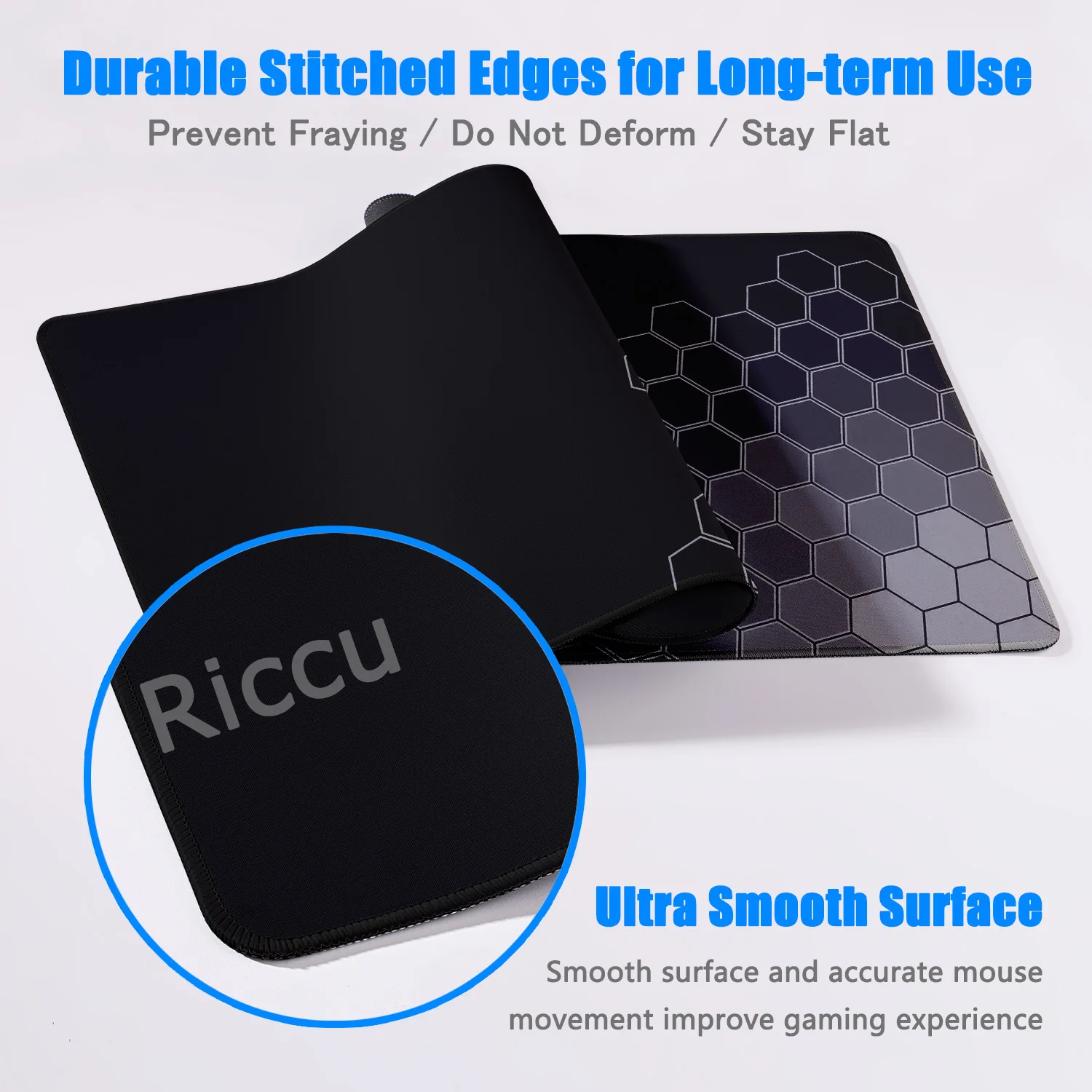 لوحة ماوس الألعاب مسدس تصميم فني هندسي لوحة المفاتيح Deskmat Gamer لوحة ماوس كبيرة للكمبيوتر المكتبي ملحقات وسادة مضادة للانزلاق