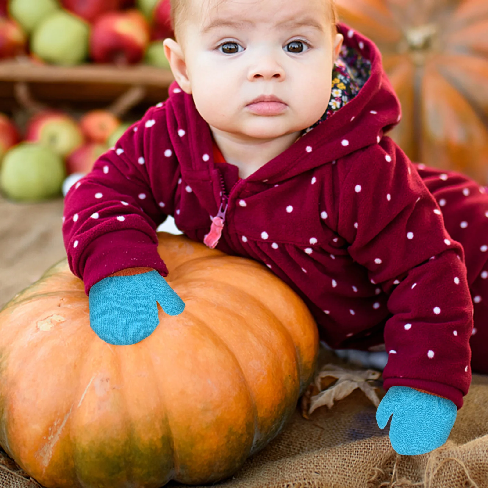 

5 пар вязаных зимних теплых перчаток, детские аксессуары, портативные уличные детские перчатки, маленькие легкие перчатки для ежедневного использования