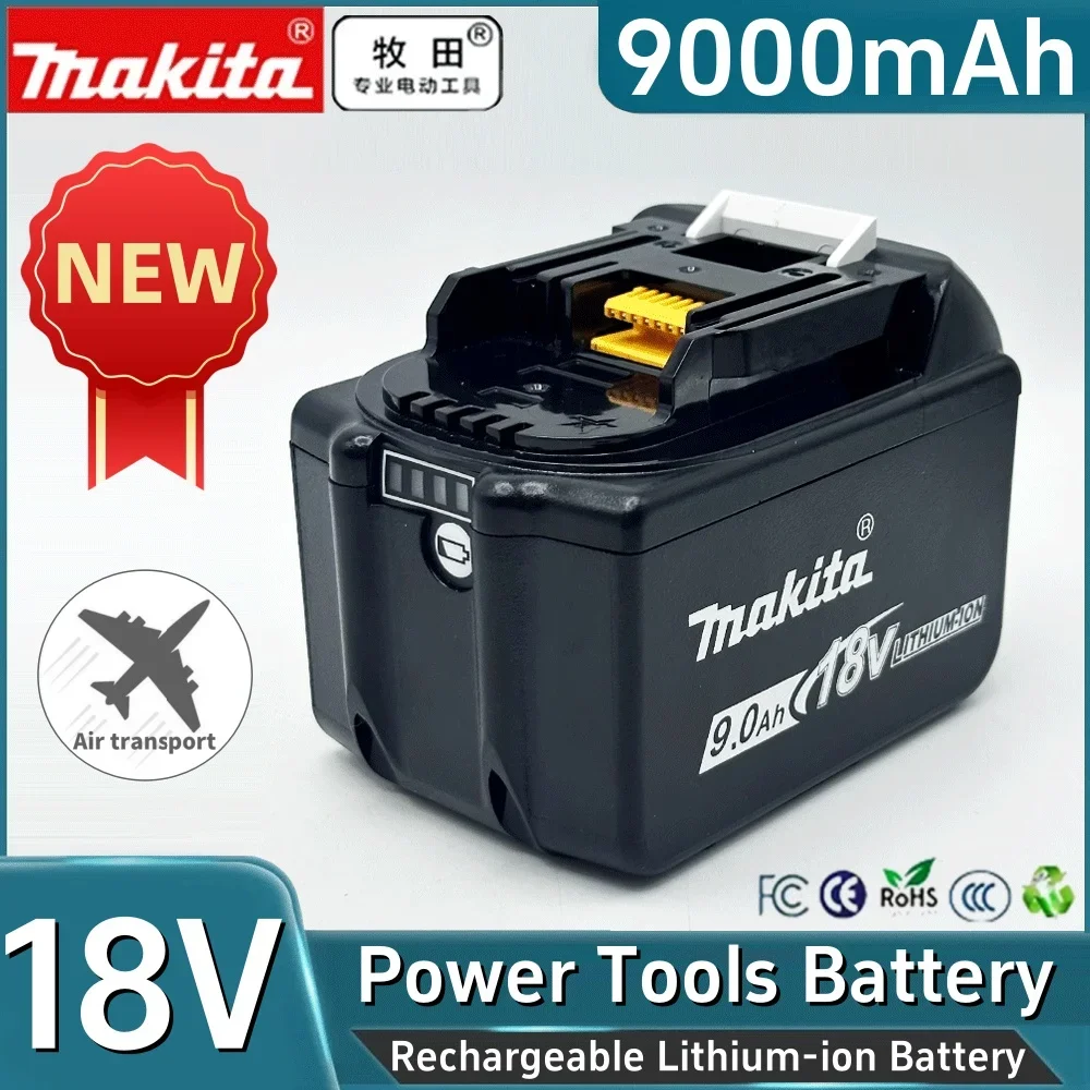 

NEW Makita 18V 9AH 9000mAh Battery Rechargeable Li-ion Lithium-ion Batteries Charger for BL1860B BL1850 BL1830 BL1815 LXT400