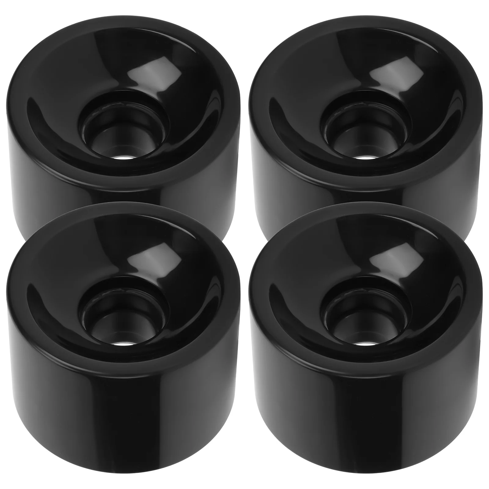 4 قطعة عجلات لوح التزلج استبدال مرونة عالية Pu عجلات لوحية طويلة أجزاء لوح التزلج الشارع مقاومة للصدمات