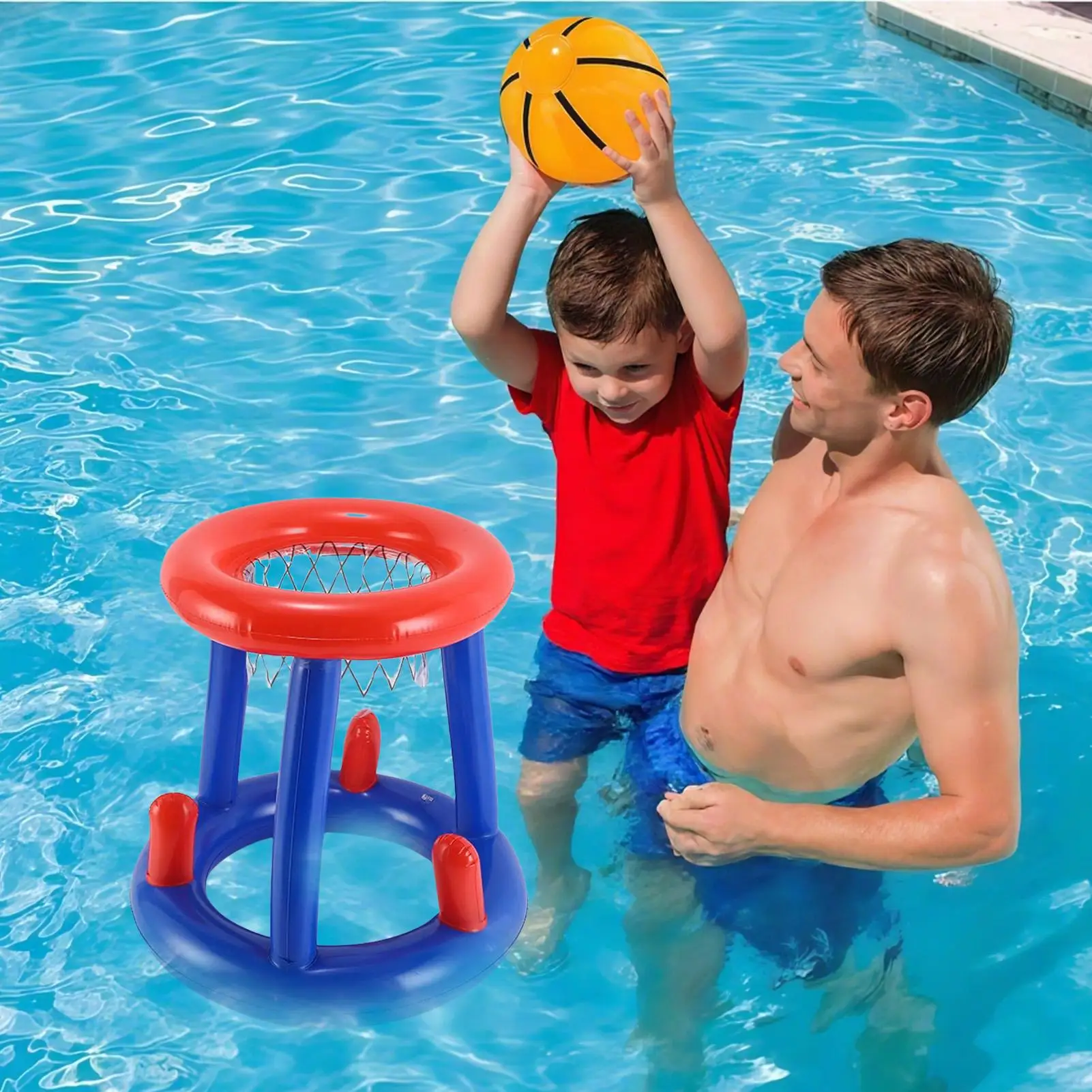 

Pool Ball Throwing Toy Floats Tossing Toy Pool Water Sports Lightweight Colorful Throw Game Set For Holidays Celebrations