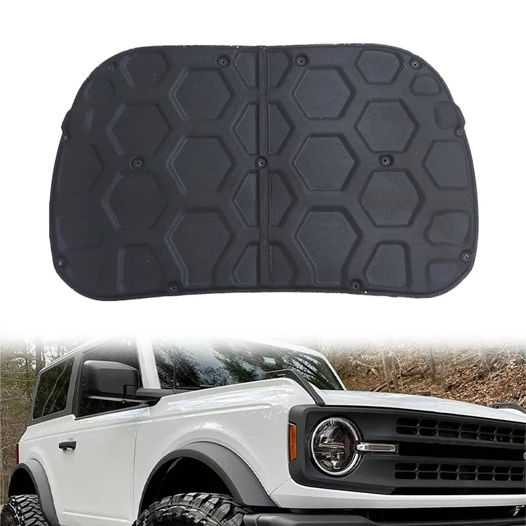 

Automotive Engine Heat Sound Noise Insulation Hood Sound Insulation Kit for Ford Bronco 2021+ 2D/4D