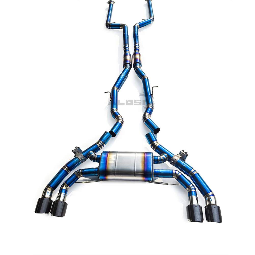 

For BMW X3M/X4M（facelift） Competition F97/F98 3.0T 2021-2023 Titanium Exhaust Pipe System with Valve