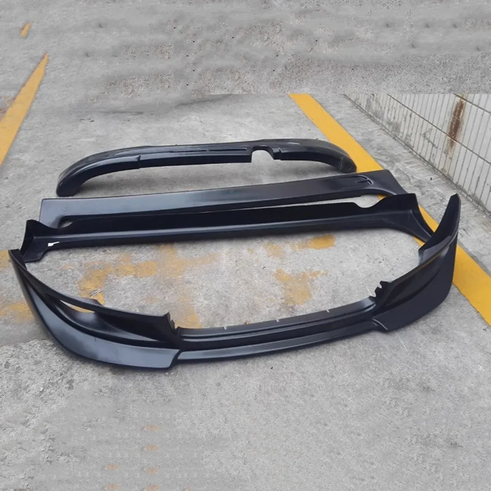 Unpainted Car Front Rear Lip Shovel Side Skirt Assembly For Toyota Yaris 2008-2009 Modified Surround Auto Accessories