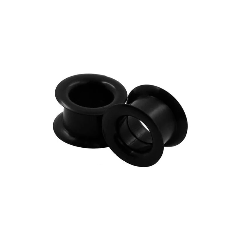 2pcs Flexible Silicone Ear Plug Gauges for Ear Piercing