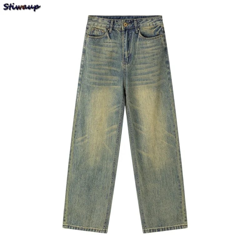

Women's Jeans 2025 New Blue High Quality Pant Jeans Women Street Fashion Korean Reviews Many Denim Pants Lady Straight Trousers