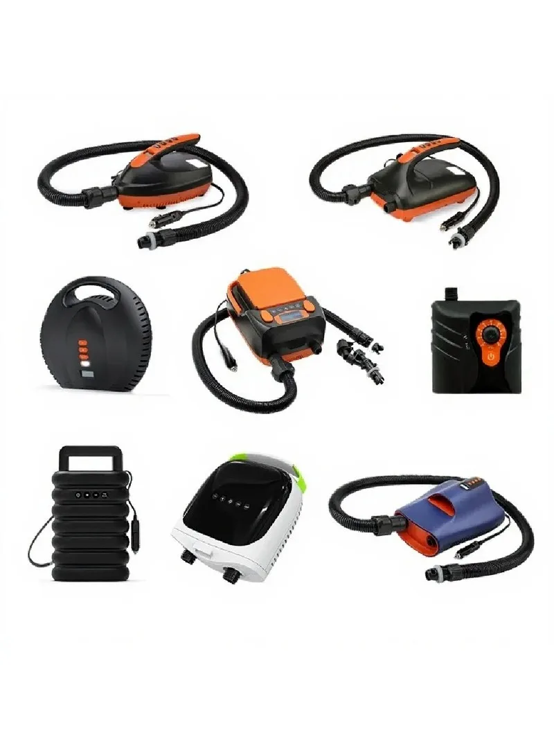 12V Portable Electric Air Pump for SUP Paddle Board Kayak Inflatable Tent High Pressure