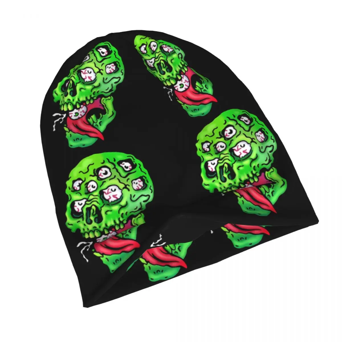 Eyeballs Zombie Bonnet Homme Autumn Spring Thin Hat Zombie Skullies Beanies Caps For Men Women Novelty Cotton Hats