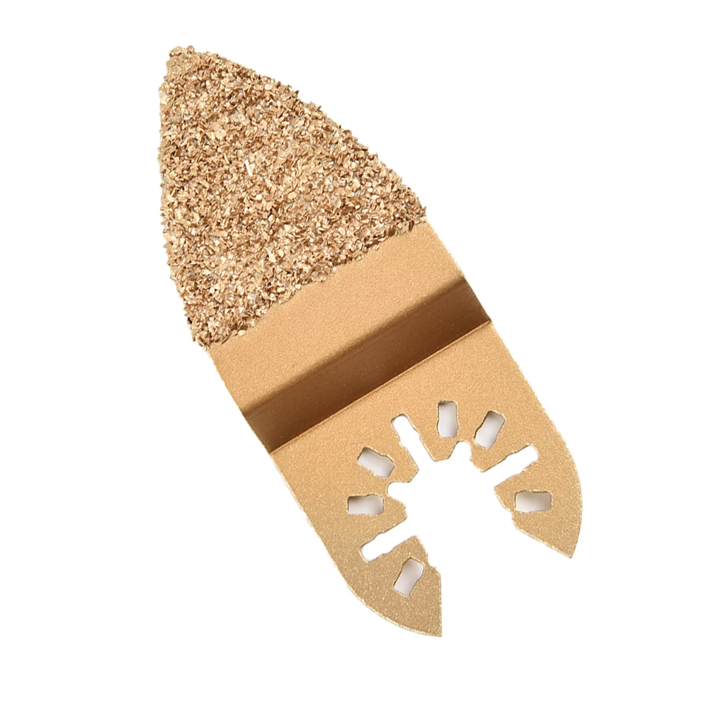 Carbide Triangle Rasp Oscillating Saw Blades, Multitool E-Cut, Enchimentos de lixamento áspero, telha e cerâmica