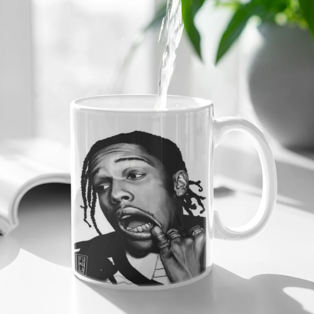 

Rapper A-Asaps R-Rockys Classic Vintage Coffee Mug 11oz Fun Ceramic Coffee Tea Cocoa Cup Handle Tea Drink Cup