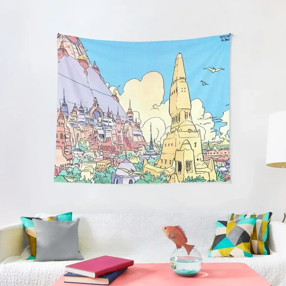

Moebius Art - Jean Giraud Tapestry Decorative Wall Murals Decor For Bedroom Aesthetics For Room Tapestry