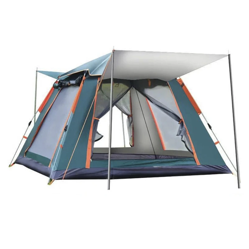 

The new fully automatic camping tent portable floor-to-ceiling screen window is heightened to increase ventilation on all sides