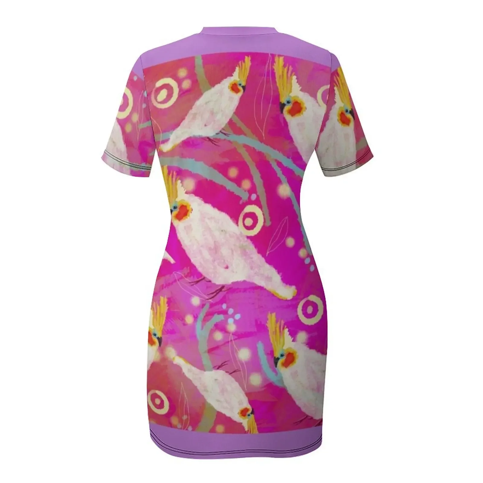 فستان كوكاتيل نابض بالحياة بأكمام قصيرة ملابس للحفلات الراقصة فساتين للسيدات 2025 فساتين سهرة للسيدات فستان نسائي