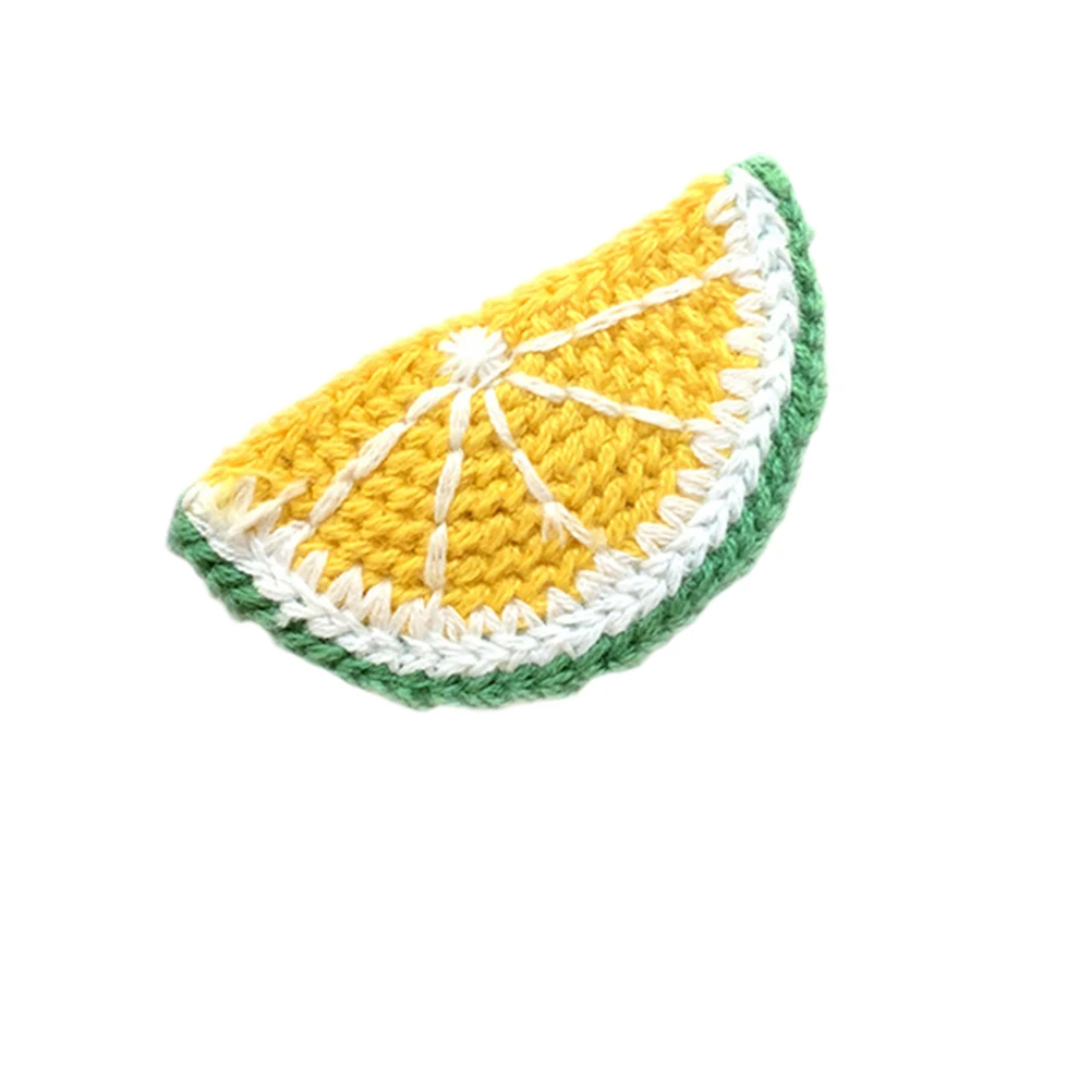 

Lemon Hairpins Material Clips Adorable Hair Accessories Barrette Knitted Headdress Hair Accessories Christmas Gift