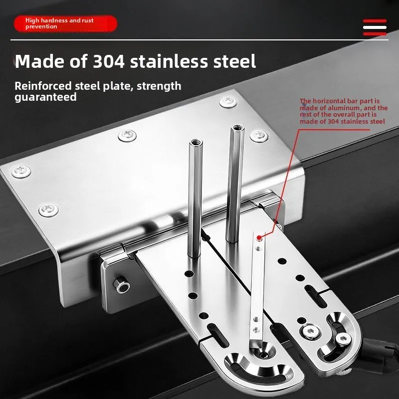 304 Stainless Steel Clamp On Bench Vise for Jewelry Gold Smith Work Table
