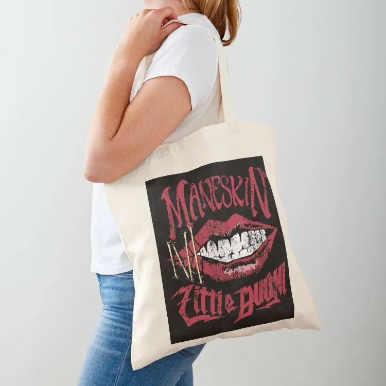 

Maneskin Zitti E Buoni Tote Bag eco pack Lady bag large size bags personalized tote bag