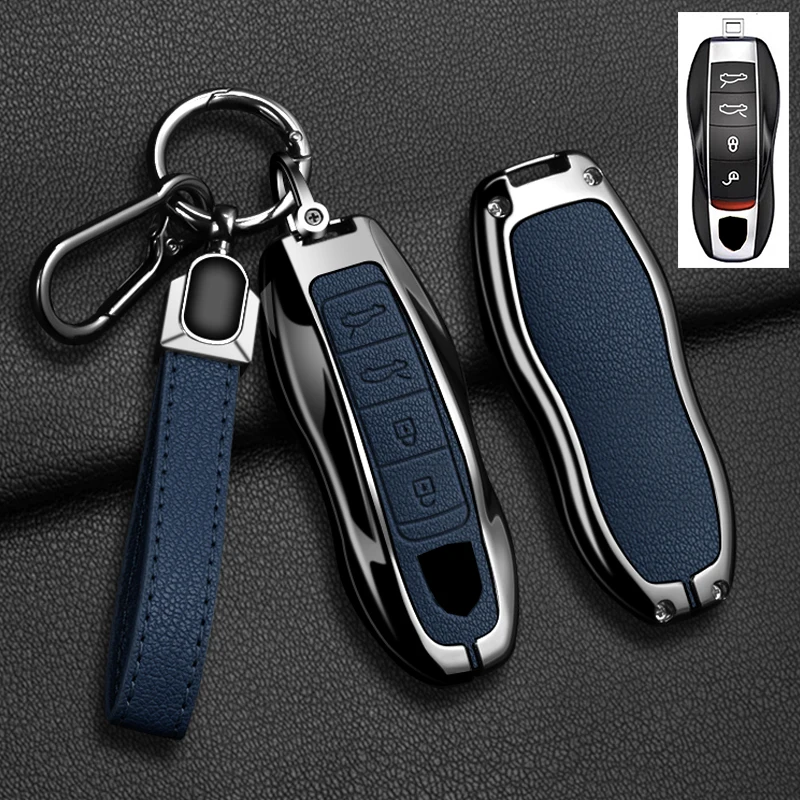 

Car Key Case Cover For Porsche Cayenne 958 911 Lepin 996 Macan Boxster Panamera 997 944 924 Panamera 718 971 9YA Protect Keychai