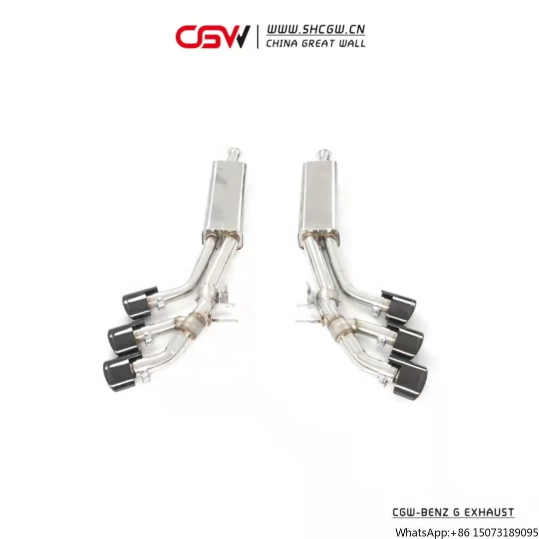 

CGW Active Sound Exhaust Muffler Piping for G500 2021 With Black 6 Tips