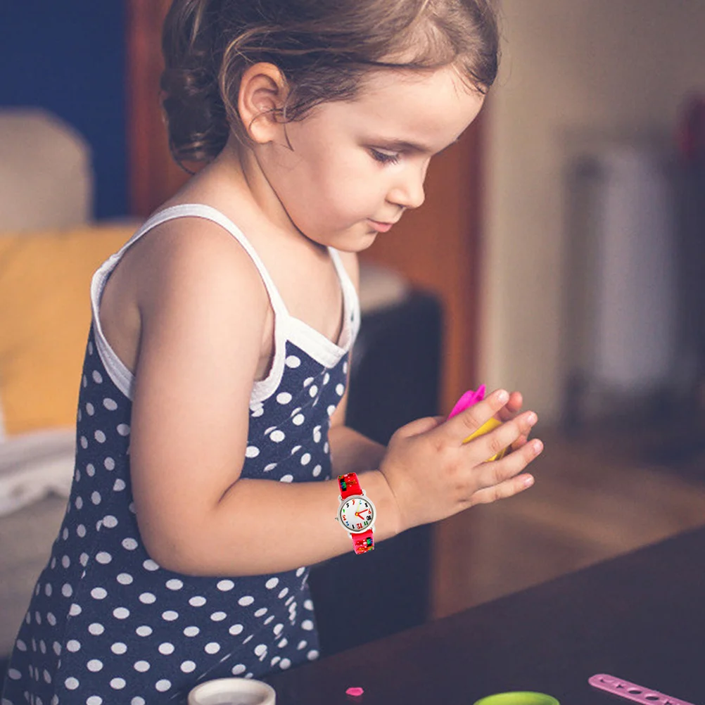 ساعة كرتونية ثلاثية الأبعاد، ساعة يد جميلة بحزام قابل للتعديل، سهلة القراءة، هدية عيد الميلاد وعيد الميلاد #2