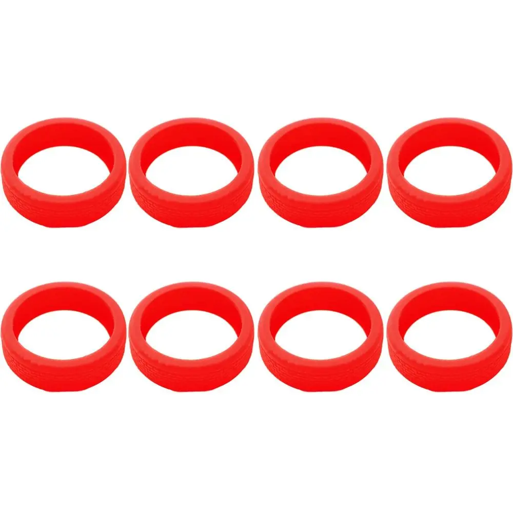 8 Teile/satz Silikon Koffer Räder Schutz Abdeckung mit Silent Sound Reduzieren Lärm Trolley Box Gepäck Caster Schuhe Casters Abdeckung