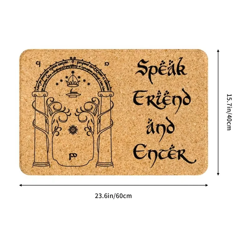 Talking Friends Enter Doormat for Entrance Door Living Room Bedroom Entry Floormat  Home Decoration Non-slip Carpet Kitchen Mat