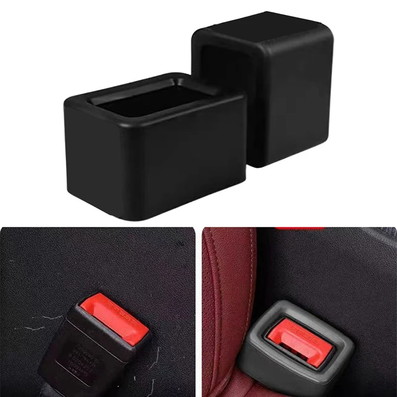 Capa protetora para cinto de segurança de carro, 1/2 peças, proteção contra colisões e arranhões, decoração interior do carro, acessórios para cinto de segurança automotivo