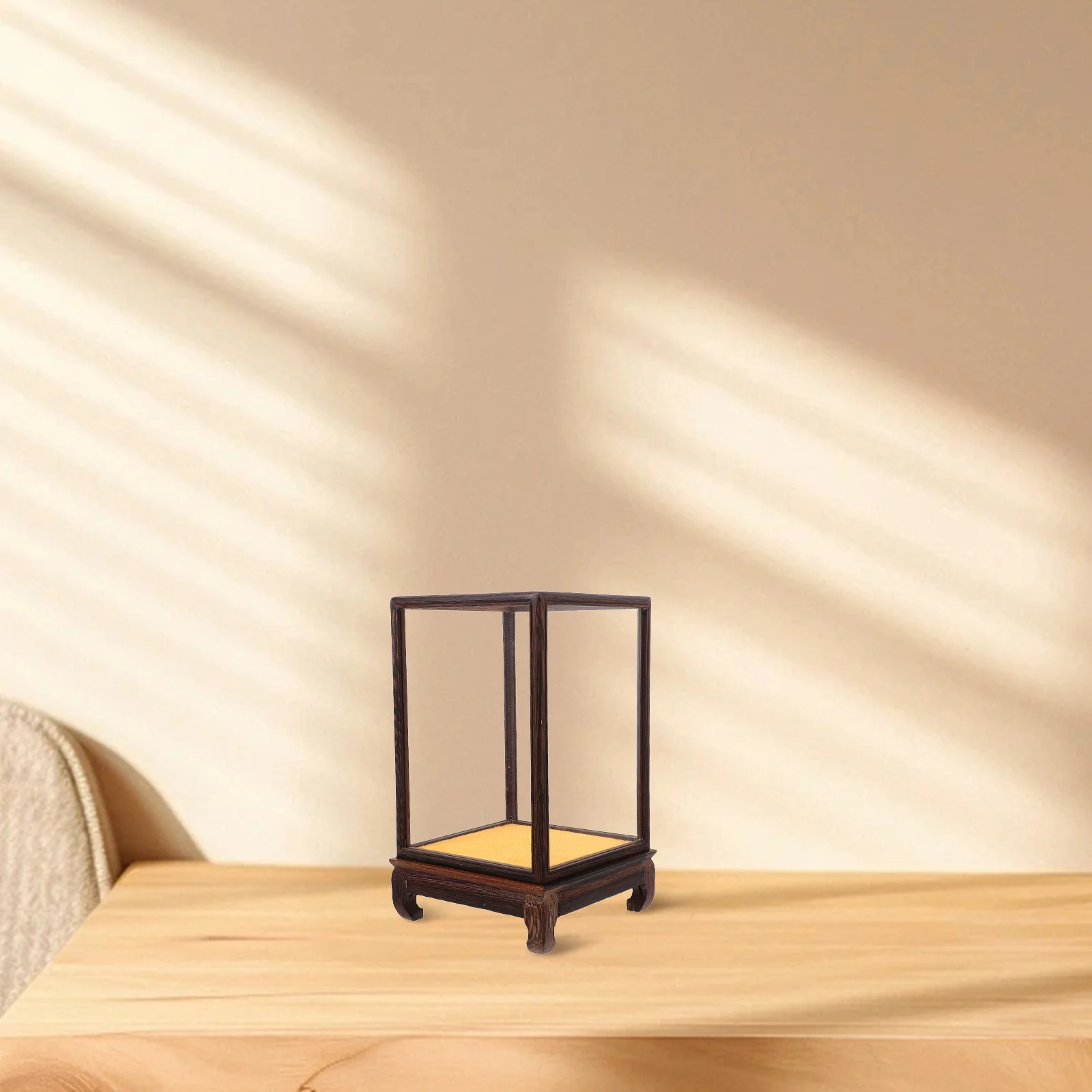 حافظة عرض شفافة صندوق عرض منزلي ممتاز متعدد الوظائف صندوق زجاجي واقي ملحقات عرض سطح المكتب للمنزل