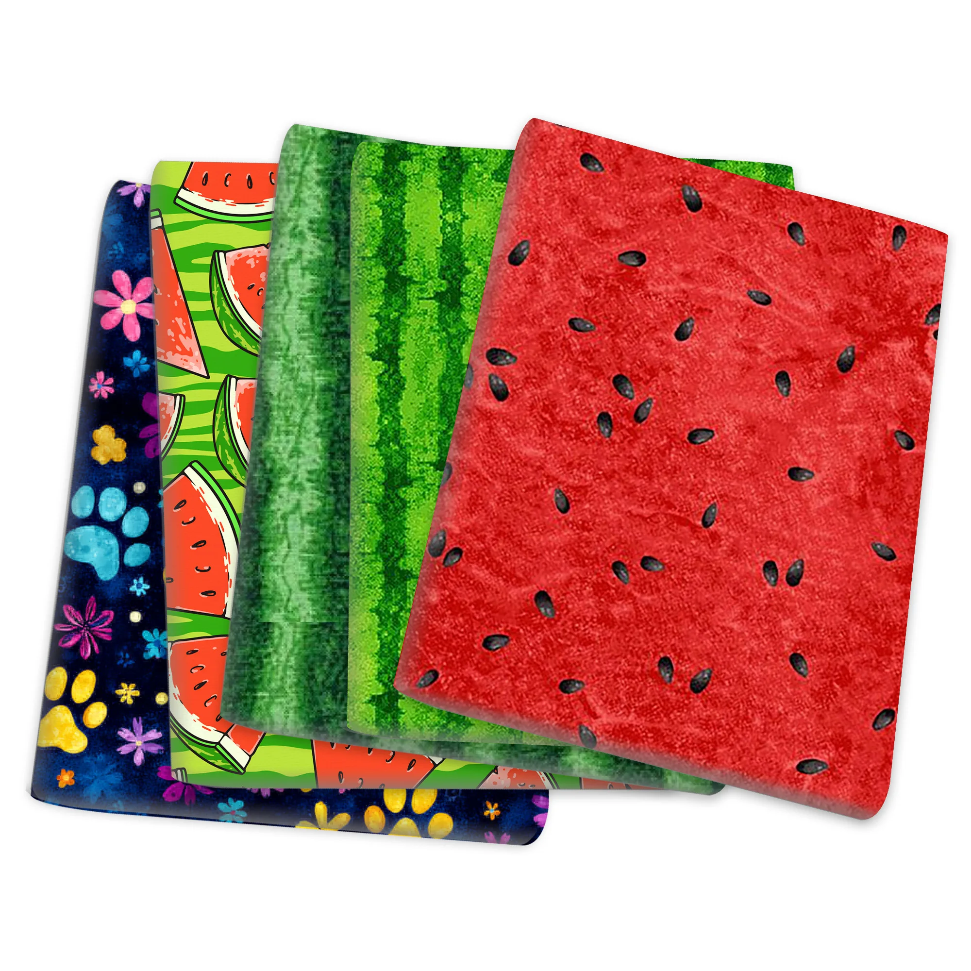 

50*145cm Watermelon Patchwork Printed Polyester Cotton Fabric for Tissue Sewing Quilting Fabrics Needlework Material DIY Handmad