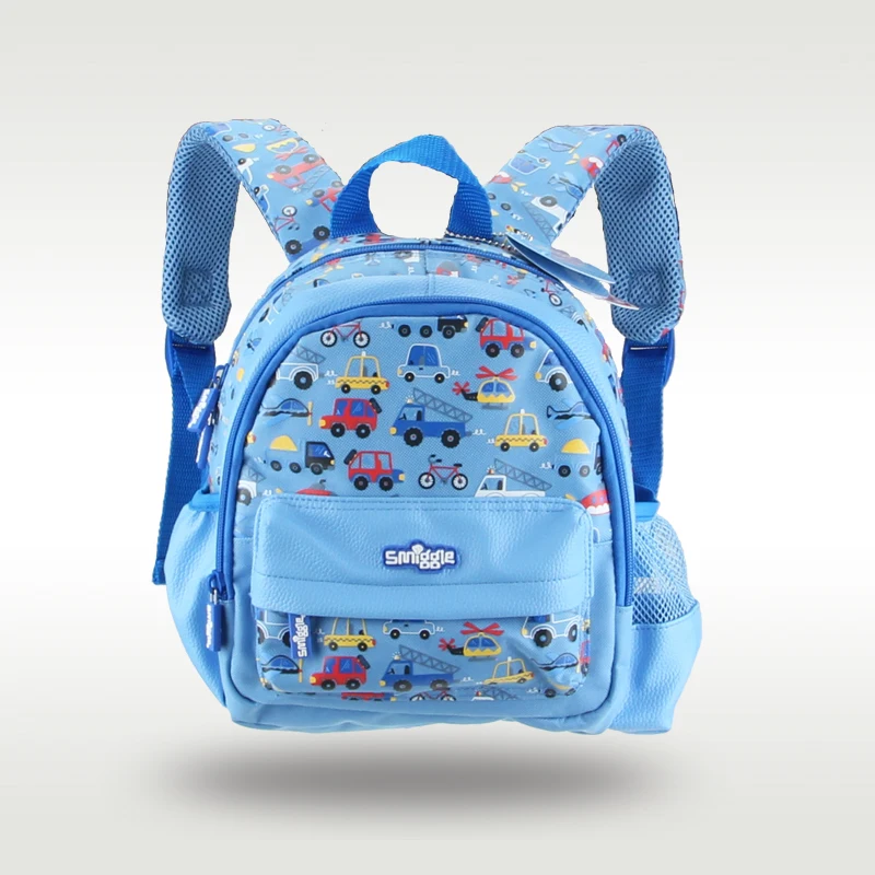 Australische original smiggle heiß verkaufte Kinder Schult asche Junge coole Auto Rucksack Kindergarten 11-Zoll-Rucksack 2-4 Jahre alt