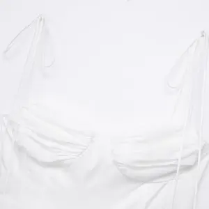 Traf elegante Frauen in Schicht langes Kleid 2024 Sommer Klassiker Solid Fashion Reißverschluss Seite hohe Taille Kleider die Linie 8 Hauptverkäufe langes Kleid - №2