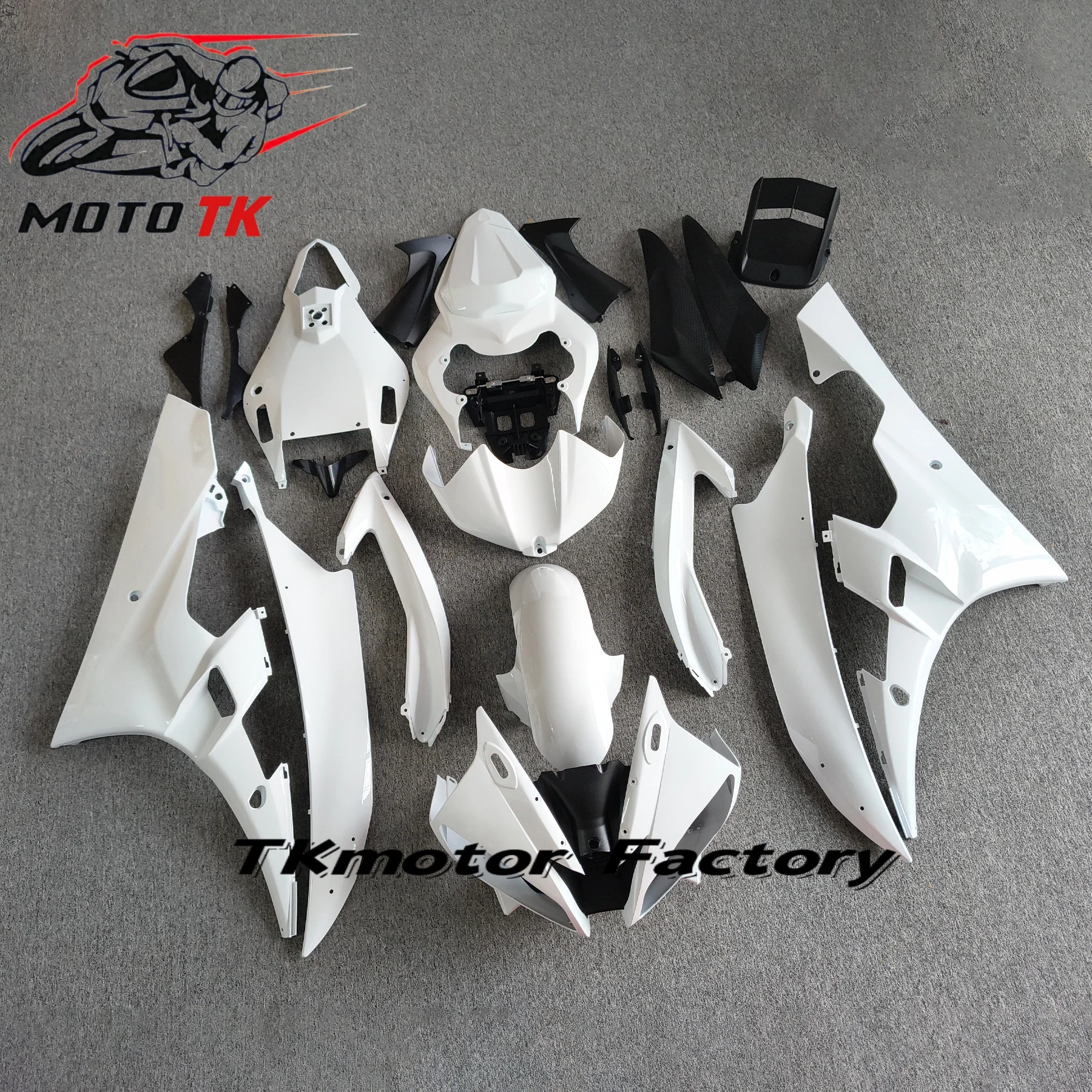 YZF R6 2006 2007 New Style Fairing Kit For Yamaha YZF R6 06 07 Motorcycle ABS Fairings Bodywork Panel Set Full Tank Cover Black 3